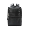 Fashion design PU backpack laptop backpack total black great quality daily use