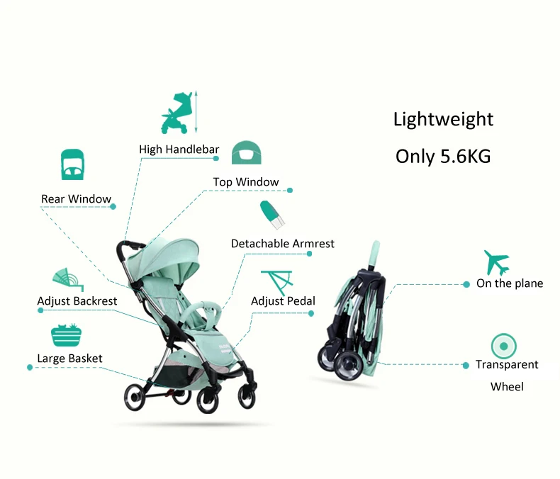 one touch folding stroller