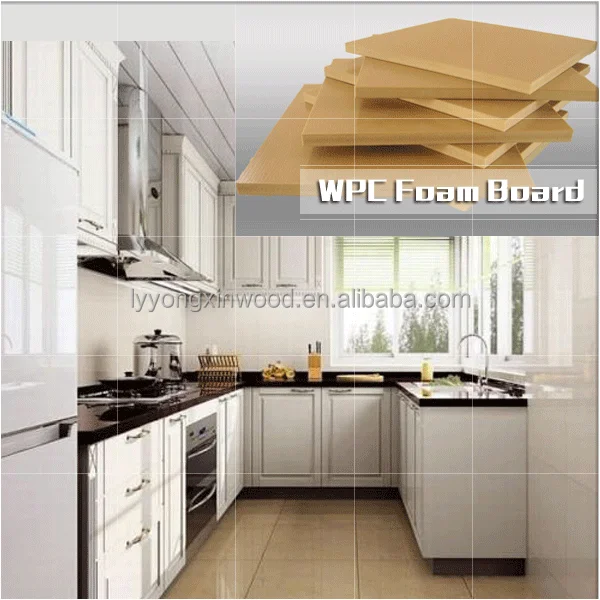Wpc/pvc holz kunststoff material für die küche schrank/wpc schaum ... Küche holz oder kunststoff