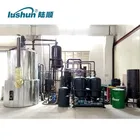 LUSHUN ブランド工場出荷時の価格廃エンジンオイルリサイクル蒸留に基油機インド