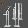 Stand for Floor double sided adjustable height poster display rack