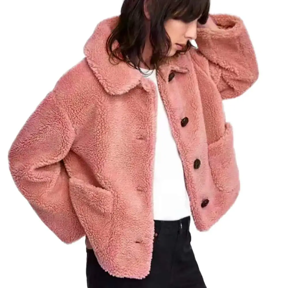 xtsrkbg Mens Casual Loose Thicken Faux Fur Lined Faux Fur Hoodie Trench Jacket Coat
