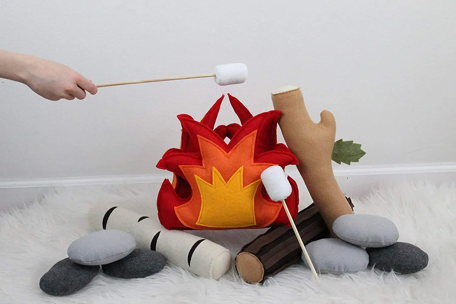 Squirrel And Opossum Camping With A Campfire And Marshmallows Full Length Apron With Pockets 3drose Apr 101839 4 Raccoon 22 By 30 Inch Black Kitchen Table Linens Kitchen Dining