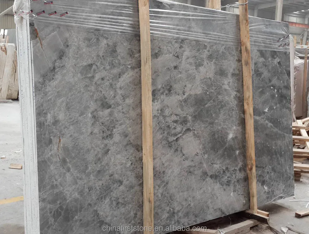 Silver Ermine White Grey Used Marble Slabs for Sale