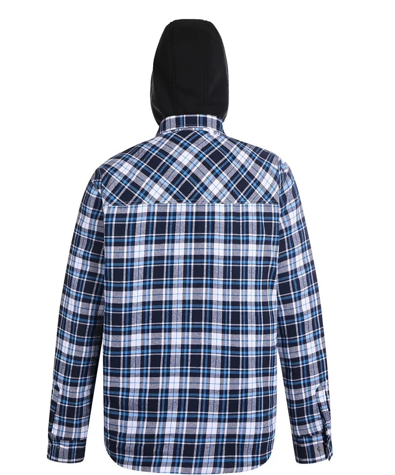 camisa acolchada hombre