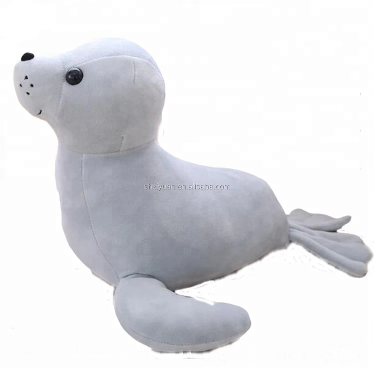 white sea lion stuffed animal