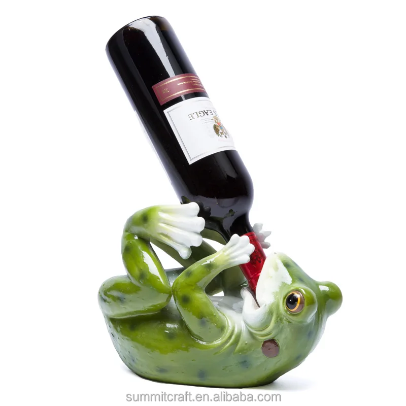 Custom Design Decorative Frog Shape Wine Bottle Holder Buy Frog
