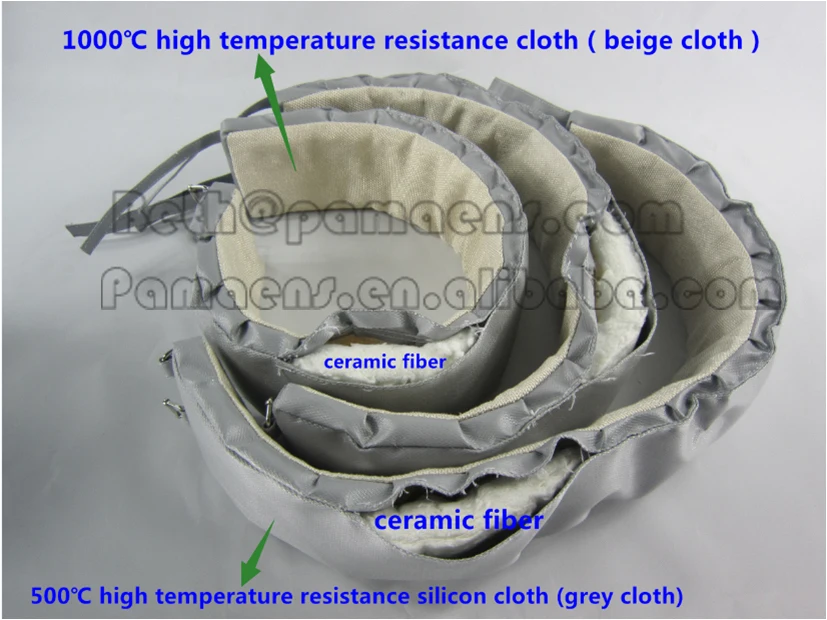 Factory Supplied Removable Exhaust Jackets Marine Exhaust Insulation