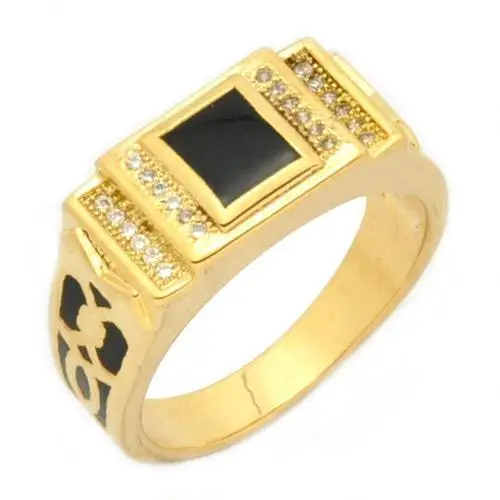White Cz Gold Boss Ring Men's Ring Buy Men's Ring,Gold Ring,Boss Ring