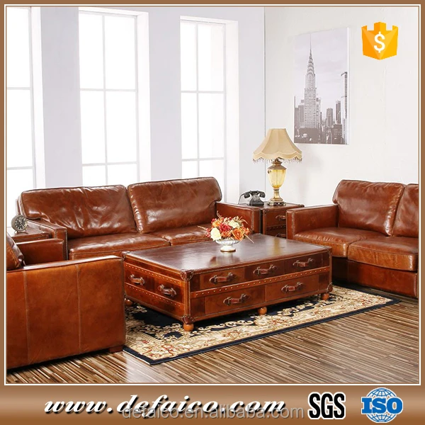 Antique Genuine Leather Chinese Sofa For Living Room Antique Genuine Leather Chinese Sofa For Living Room Product On Alibaba
