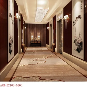 Customized Pattern Luxury Hotel Floor Axminster Carpet ...