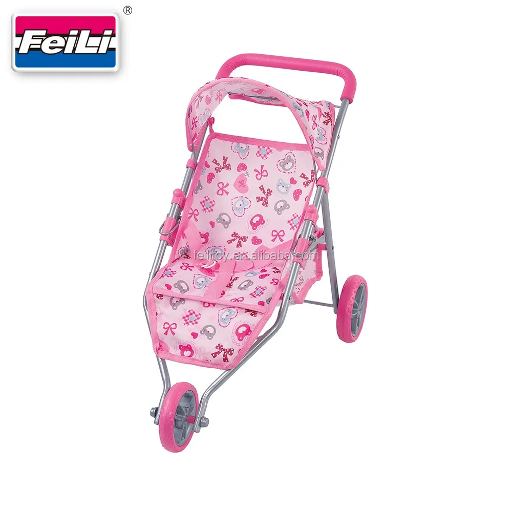 Feili Toys Foldable Baby Doll Jogger Stroller Jogging Stroller For
