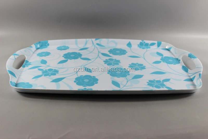 Foodgrade Melamine Serving Tray with handle