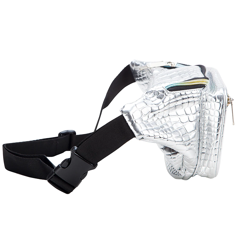 Wholesale Holographic Fanny Packs Amazon Promotional Funny Pouch Waist