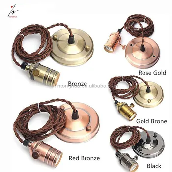 Retro Pendant Light Cord Set E27 Br Lamp Holder With Colorful Retro Pendant Light Cord Set E27 Br