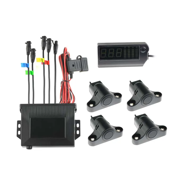 24v Truck Rear Parking Sensor System Long Bus Wireless Blind Spot