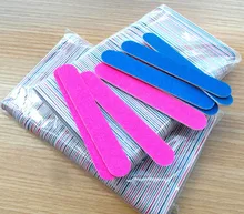 Sandpaper nail file wood chip Polished Nail File Nail Art stickers essential Nail tools wood Cosmetology