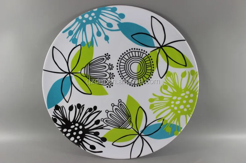 Western Style Melamine Serving Plate Cake Dishes