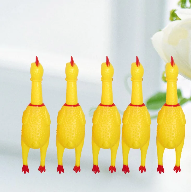 Dog Toy Squeaky Chicken Pet Chew Toy in S/M/L Sizes