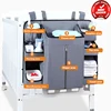 Nursery organizer and baby diaper caddy changing table hanging for baby essentials hang diaper organization storage on crib