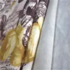 Best selling ponte roma printed polyester fabric Floral polyester newspaper print fabric for making bed sheets