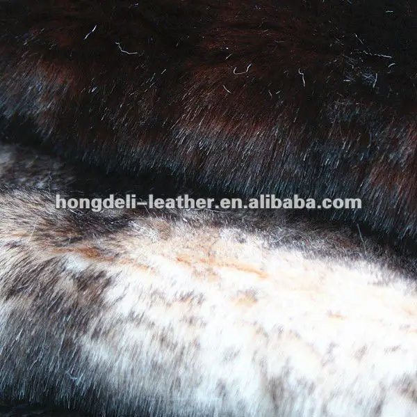 Long Pile Faux Fur Hair Plush Imitation Skin Artificial Faux Fur Long Hair Plush Imitation Skin