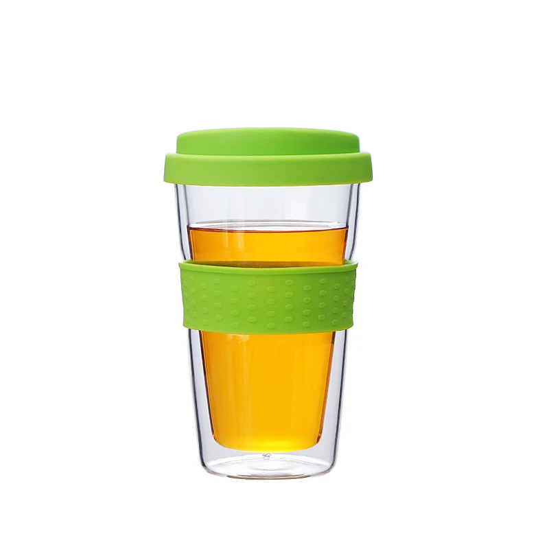 Bpa Free Reusable Eco-friendly 350ml Travel Keep Glass Coffee Cup Mug ...