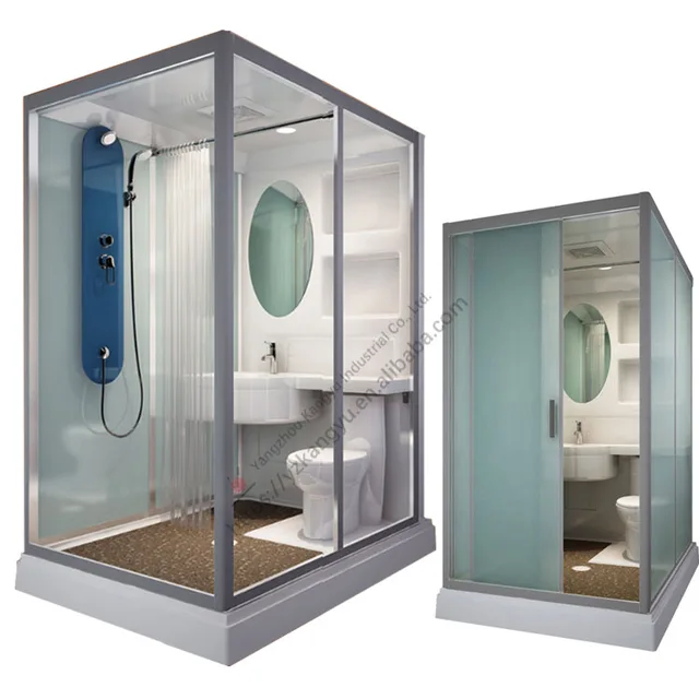 China All In One Shower Unit Products Find All In One Acrylic Gl Prefab Unit Bathroom Modular Shower Cabin Toilet Pods