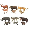 Zoo PVC Wild Animal Toys Sets Nature Jungle Animal Plastic Toy For Kids