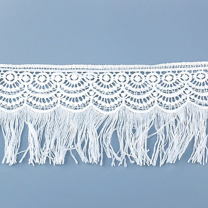 White Black Polyester embroidery Lace Ribbon Tassels Fringe Trimming.jpg