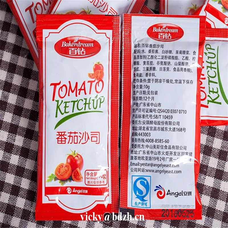 Ketchup Sachet Packaging Material /ketchup Packaging Film Rolls/plastic