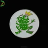 Frog animal iron magnetic metal golf ball marker China supplier