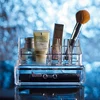 Makeup Organizer Luxury Cosmetics Acrylic Clear Case Caddies Storage
