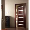 Latest Modern Wood Door design pictures/ main door grill design with glass solid wood or composite wood