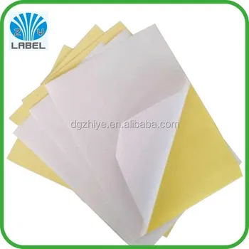 glossy waterproof paper a4 vinyl sticker printable Sticker Top A4 Size Label Quality Adhesive Blank Printable