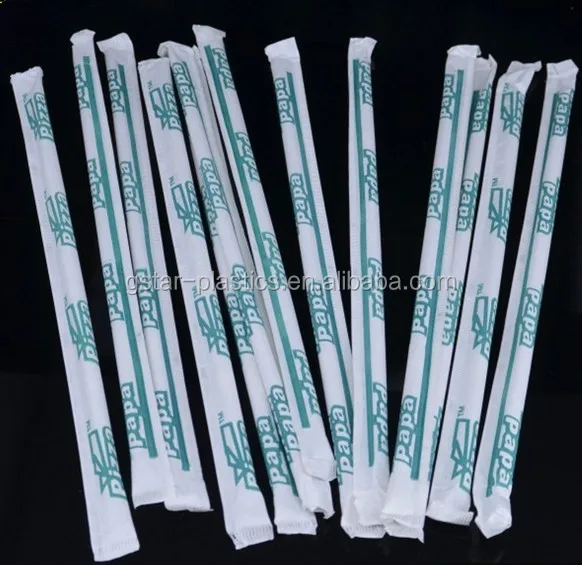 10.5x190mm Extra Wide Large Colored Plastic Soft Drinking Straws