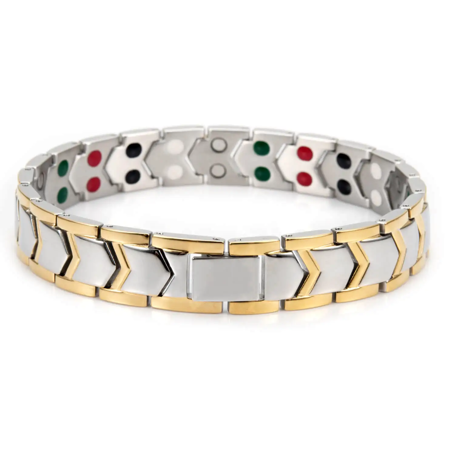 Fashionable Jewelry Magnetic Titanium Bio Energy Bangle Men Health Care  Bracelet (silver) | Fruugo US