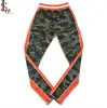 Cheap custom printed embroidered camouflage sweatpants wholesale mens camo side stripe cargo pants track sport gym joggers