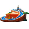 commercial grade Shipwreck A B C pirate inflatable water slide/ waterslide with pool