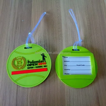 tennis luggage tags