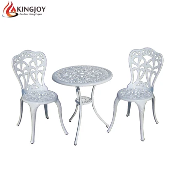 Garden Cast Aluminum Patio Furniture Balcony Table And Chairs In Garden Cast Aluminum Patio Furniture