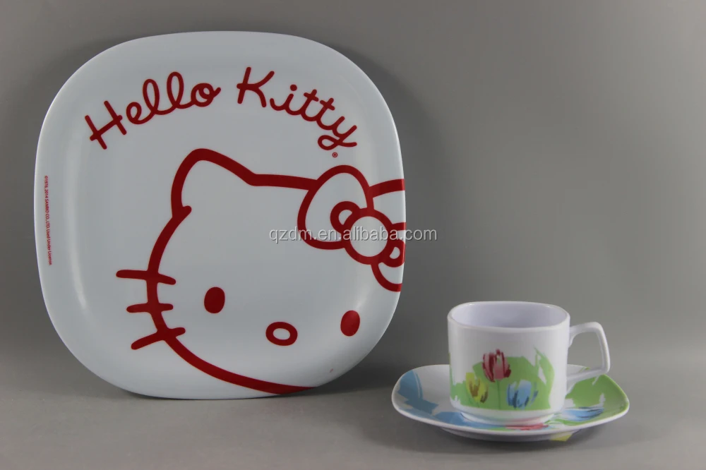 White Melamine Dinner Set,Square Melamine Dinner Ware Set