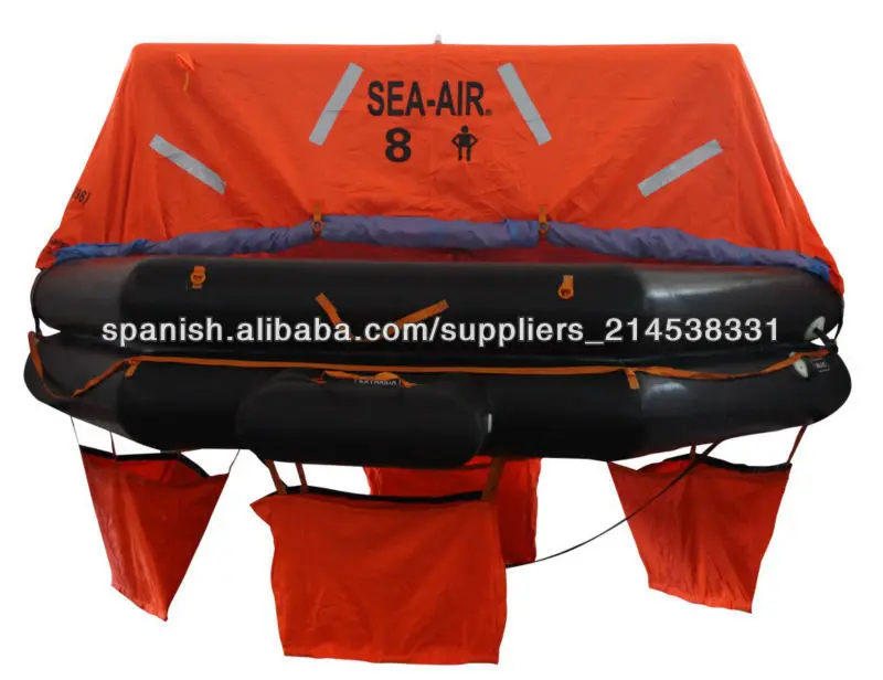 Inflatable Floating Solas 8 Man Life Raft Buy Inflatable Floating