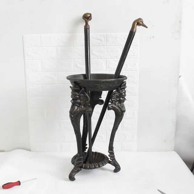 Antique oldman umbrella stands for garden ornaments