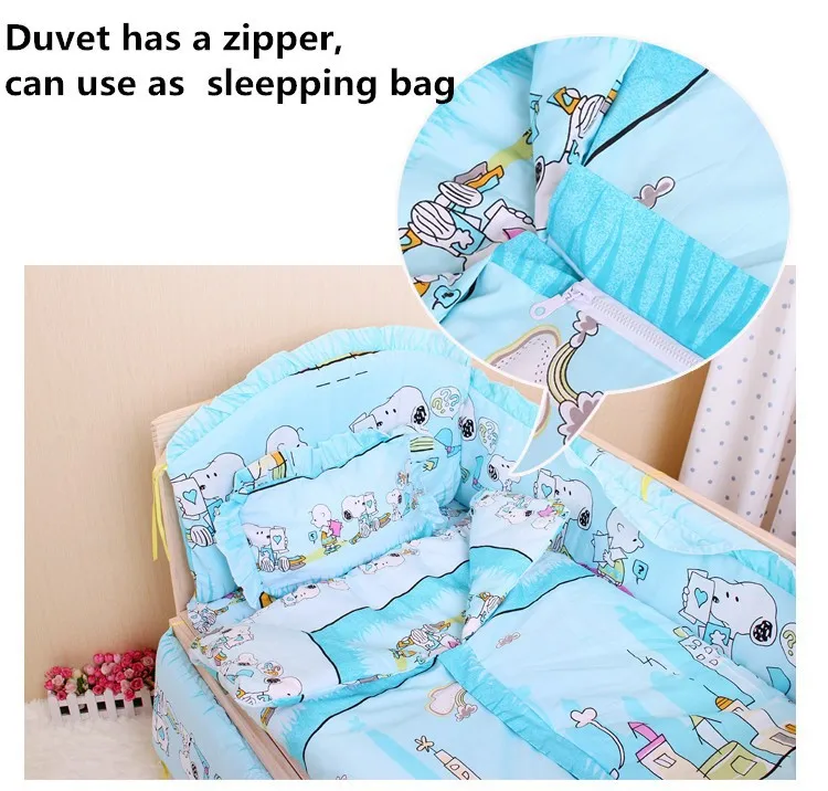 Promotion 10PCS Bedding Baby Cradle Crib Netting Bedding Set for Newborn Baby Products unpick bumpers matress