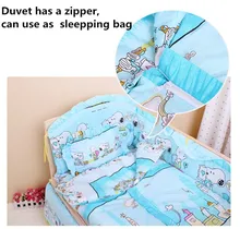 Promotion 10PCS Bedding Baby Cradle Crib Netting Bedding Set for Newborn Baby Products unpick bumpers matress