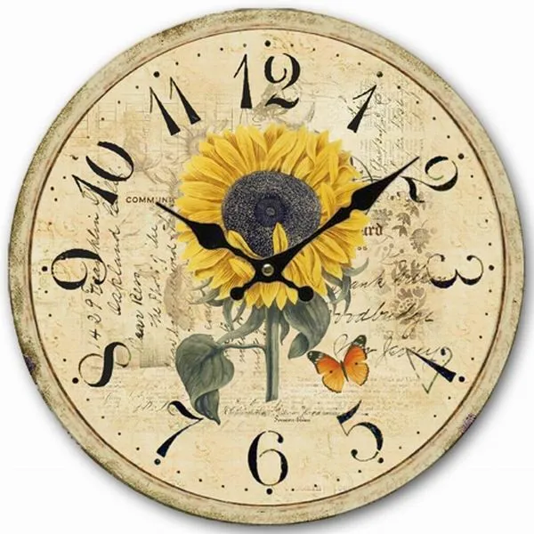 Wholesale Custom Printed Mdf Wall Clock For Home Decoration - Buy Mdf ...