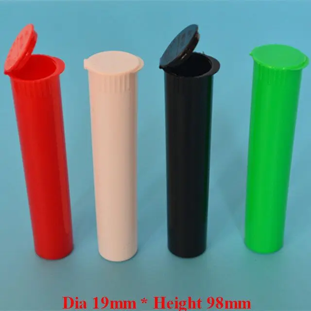 98 Pre Roll Cone Plastic Tube Various Colors Buy 98 Pre Roll Cone
