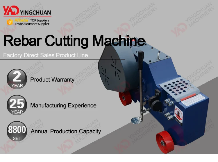 Engineering & Construction Used Steel Bar Cutting Machine Rod Cutter Bar Cut Off Equipment With Better Flexibility