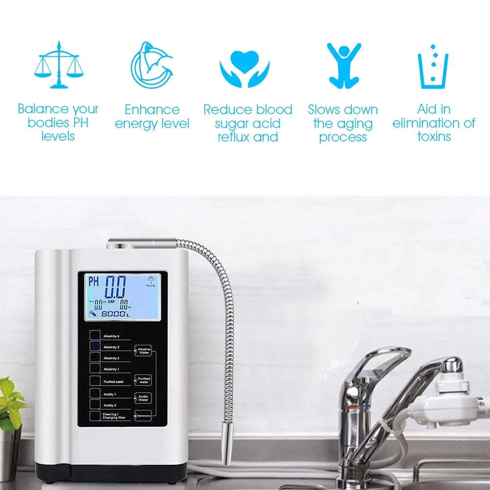 home used 7 plate alkaline water ionizer company for office